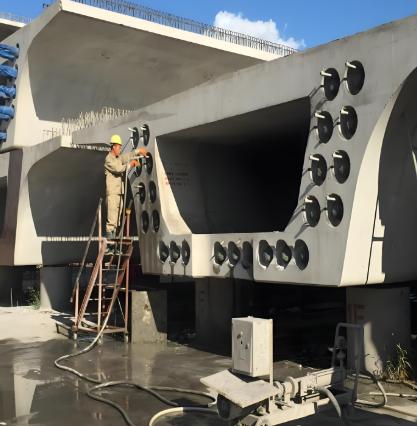 清水河压浆料施工流程及注意事项